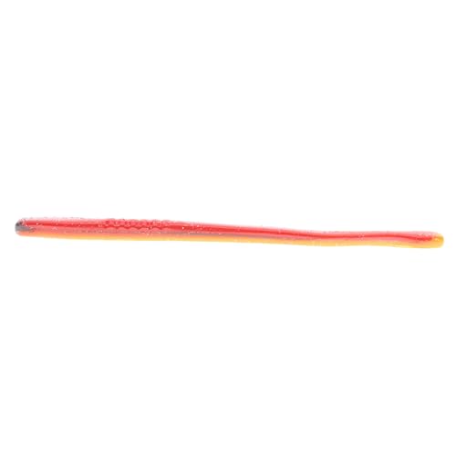 Strike King KVD Filler Worm Soft Bait Fishing Lure - color: Fire Crawler