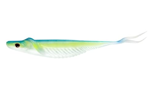 Nomad Design Cobra Shad Soft Plastic Minnow 4 Pack, with Adjusta-Ball Tungsten Weights, Fishing Lure - color: Sexy Shad