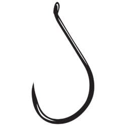100 Gerry's Tackle 513014 Salmon Steelhead Barbless Octopus Fish Hooks Size 6