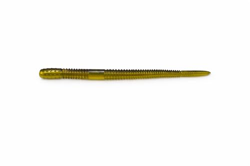 10Pcs Soft Plastic Worms for Bass Fishing, Multicolor Stick Worm Set, Freshwater Fishing Bait