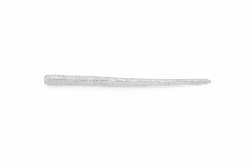 10Pcs Soft Plastic Worms for Bass Fishing, Multicolor Stick Worm Set, Freshwater Fishing Bait