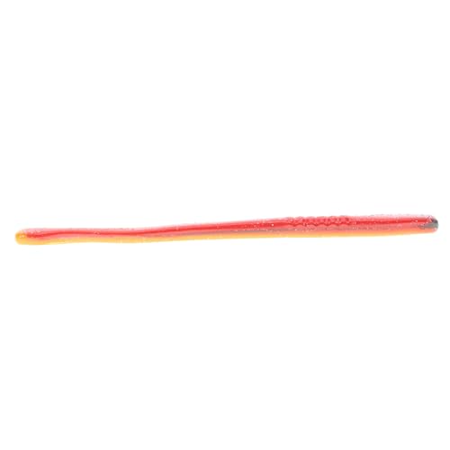 Strike King KVD Filler Worm Soft Bait Fishing Lure - color: Fire Crawler