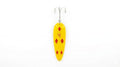 Dardevle Dardevlet Brass Back 3/4 oz Fishing Spoons - color: Yellow red diamond