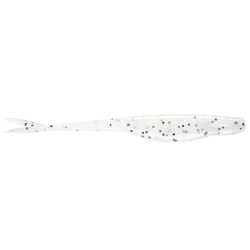 Strike King Mach Skooler Fishing Lure, Soft Plastic Jerkbait, Heavily Salted, Sleek Design, Erratic Action - color: Purple Frenzy, size: 5"