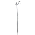 Cynamed 24" Long Straight Hemostat Forceps - Stainless Steel Locking Tweezer Clamps - Ideal Hemostats for Nurses, Fishing Forceps, Crafts and Hobby - style: Straight