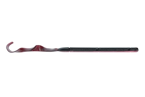 Strike King KVD Zeus Worm Fishing Lure, Soft Plastic Worm, Perfect Plastics Pouring System, Swimming Action, Coffee Scent, 7-Pack - color: Red Shad