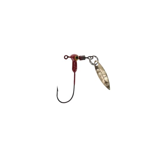 Strike King Sausage Head Spin - Head Only - color: Flo Red, size: 1/16 oz