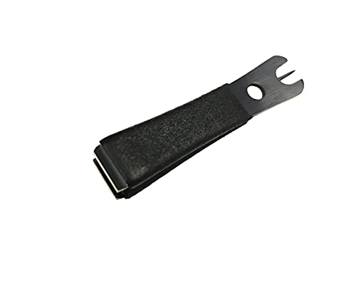 Fishing Line Nipper Cutter Clipper with Hook Eye Cleaner Pin Fishing Stainless Steel Tool - color: Black