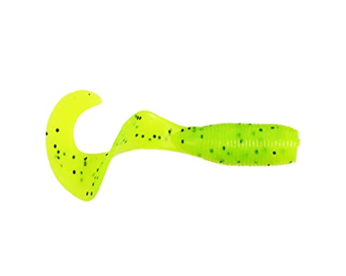 Yamamoto 5" Single Tail Grub Soft Plastic Fishing Angling Swimbait Lures with Tail-Curling Action - 20 Pack - color: BABY BASS (20 PACK), size: 5" SUPER GRUB