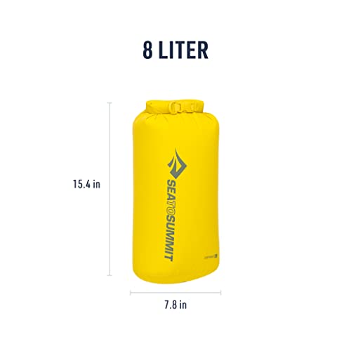 Sea to Summit Lightweight Dry Bag, Multi-Purpose Dry Storage - color: Sulphur Yellow, style: 8 Liter