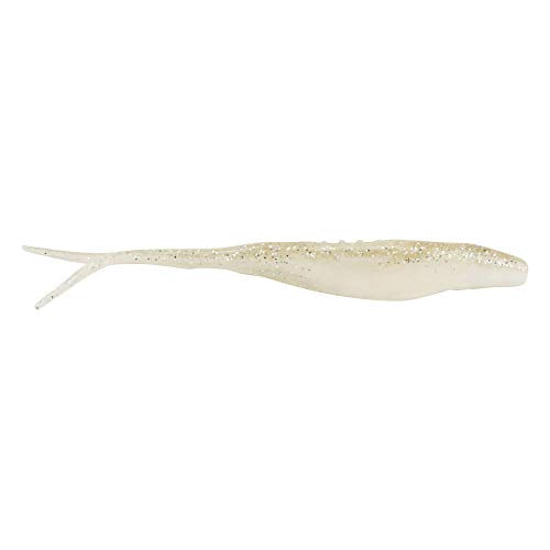 Berkley PowerBait Power Jerk Shad Fishing Soft Bait - color: White Ice, size: 5" (10 Count)