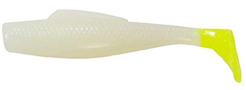 Z-MAN Elaztech MinnowZ Swimbait - color: Glow/Chartreuse, size: 3 Inch (Pack of 6)
