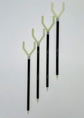 30" and 40" Extendable Rod Holder 2 and 4 Pack, Glow in Dark - size: 40", style: 4 Pack