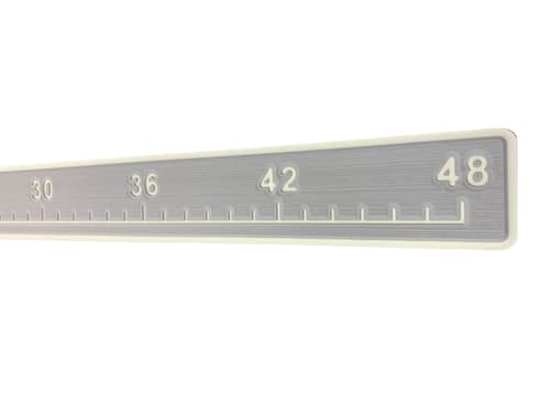 | Fish Ruler | SeaDek | 48 inch Fish Measurement Tool | Perfect for Boats and Kayaks | Storm Gray/Cool Gray - color: Storm Gray/Cool Gray