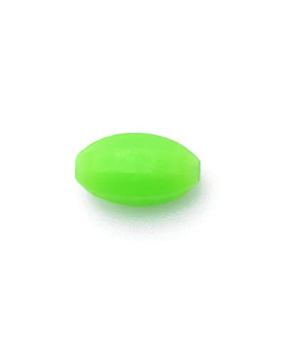 BLUEWING Glow Fishing Bead Oval Bait Luminous Fish Line Ball Stopper Saltwater Freshwater Salmon Trout Accessories, 2.5mm/3mm, 50pcs
