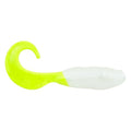 Berkley GSSM Gulp - color: Pearl White/Chartreuse, size: 4"