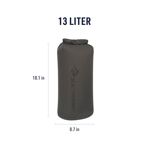 Sea to Summit Lightweight Dry Bag, Multi-Purpose Dry Storage - color: Beluga Grey, style: 13 Liter