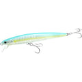 LUCKY CRAFT FlashMinnow 130MRS Saltwater Fishing Lures, Jerkbait for Halibut and Bass Fish, Slow Sinking 2-4ft, Surf Fishing Gear and Tackle Box Accessories - color: 653 Super Glow OB Sexy Smelt