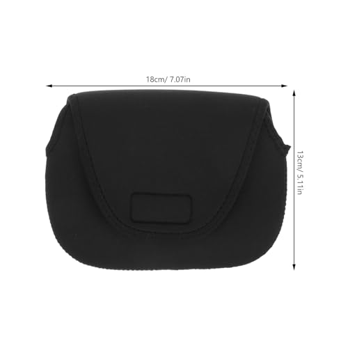 Garneck Fishing Reel Storage Pouch Small Baitcaster Reel Protective Cover Lightweight for Outdoor Fishing Equipment