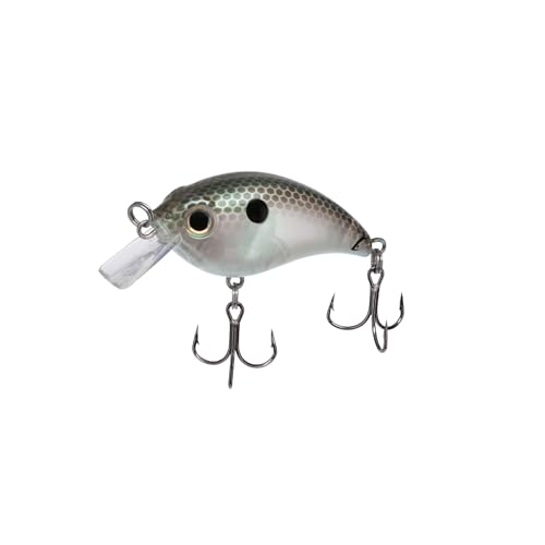 Bill Lewis ATV Squarebill Crankbait Fishing Lifelike Freshwater & Saltwater Lure with Mustad Triple Grip Hooks - color: Green Gizzard