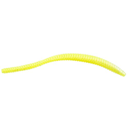 Berkley PowerBait Power Floating Trout Worm Fishing Soft Bait - color: Chartreuse Shad - Original Scent, size: 3" (15 Count)