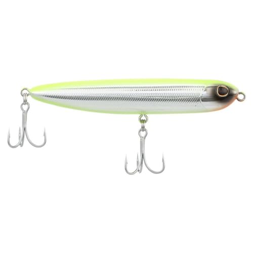 Berkley Berkley Drift Walker Saltwater - color: Chrome/Chartreuse, size: 3 /2in - 3/8 oz