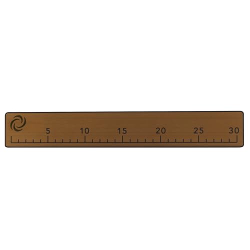30" Fish Ruler for Boats, 32x5 EVA Foam Measurement Board with Peel and Stick Adhesive Backing, Easy-to-Read Fish Sizing Ruler for Boats, Yachts, Kayaks, and Personal Watercraft (Mocha) - color: Mocha