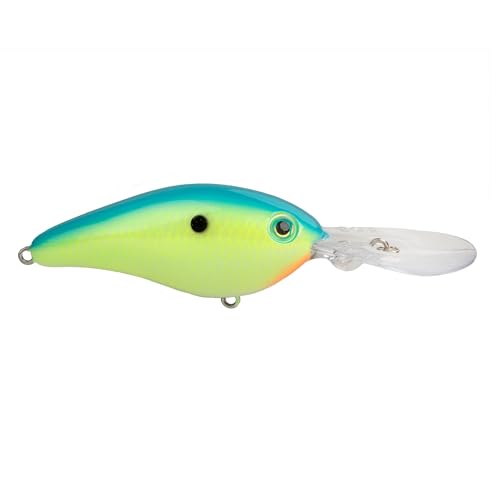 Strike King (HC8XDE-567) 8XD Elite Fishing Lure, Deep Diving Crankbait, 1.4-Ounce, Unique Curved Bill, Dives to 20-Feet, Rattle Chambers, Size 2/0 Mustad Triple Grip Hooks, Pro Powder Blue
