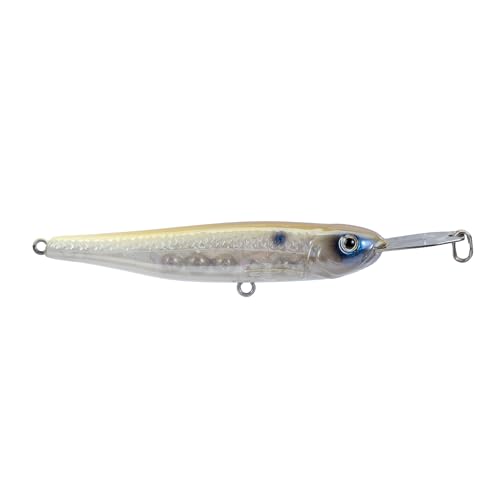Strike King Evader 80 Fishing Lure, Swimming Topwater Bait, 7/16-Ounce - color: Pro Bone