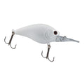 Luck E Strike Deep Crankbait Smoothie (3/8 Ounce) 2 Inch Crank Bait Fishing Lure, Made in The USA - color: Pearl White