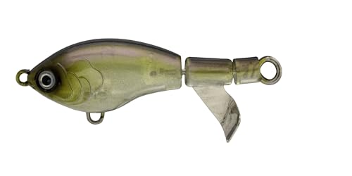 Strike King Bitsy Chickin Fishing Lure, Topwater Plopper, 2 1/2-Inches, 1/4-Ounce - color: Clearwater Minnow