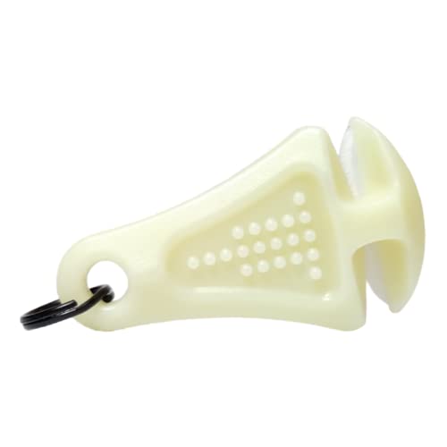 LINE CUTTERZ Patented Ceramic Blade Zipper Pull Quick Braided Fishing Line Cutter - Fishing Equipment - Upgrade Your Fishing Gear Now - color: Glow-in-the-Dark
