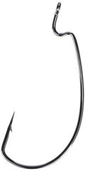 Gamakatsu 25 Pack EWG Offset Worm Hook - color: Black, size: 4/0