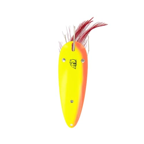 Dardevle Dardevlet Weedless Nickel Back 3/4 oz Fishing Spoons - color: Electric Crush