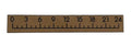 EVA Foam Fish Ruler for Boats and Kayaks, 24 Inch, Marine Grade Brown, with Self-Adhesive 3M Backing