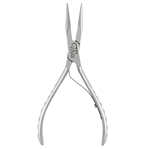 Fish Bone Pliers/Tweezers Stainless Steel Washable (Silver) - color: Silver