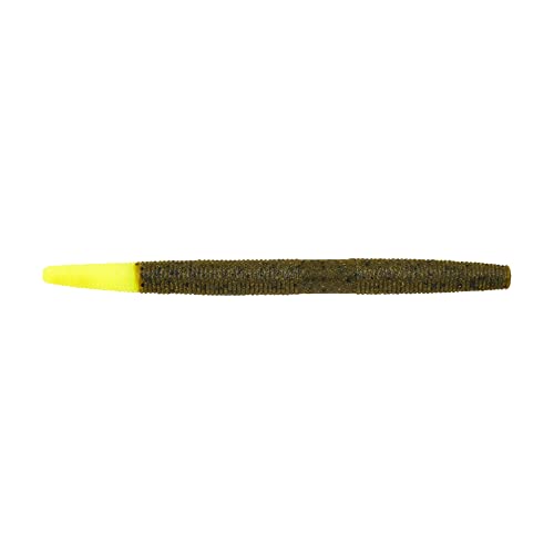 Berkley PowerBait MaxScent The General Fishing Soft Bait - color: Green Pumpkin/Chartreuse, size: 5"