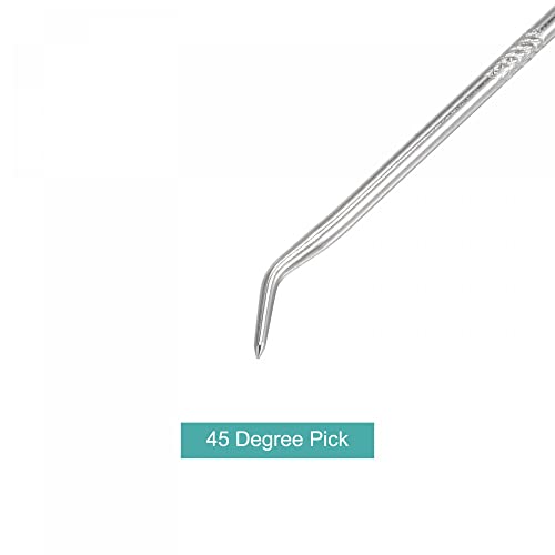 uxcell 45 Degree Pick Hook 7.09" Puller Remover Removal Tool for Oil Seal/O-rings, Gasket, Hose