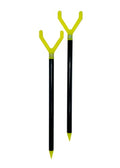 40" Magnum Extendable Trident Fishing Rod Holders in in Packs of 2 and 4 - style: Yellow