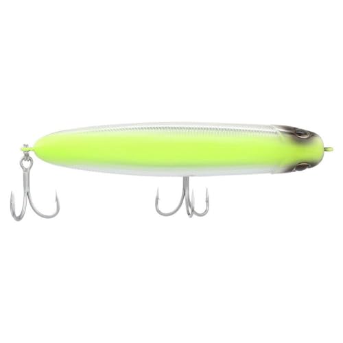 Berkley Berkley Drift Walker Saltwater - color: Chrome/Chartreuse, size: 3 /2in - 3/8 oz