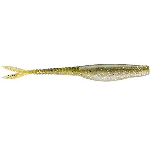 Strike King Mach Skooler Fishing Lure, Soft Plastic Jerkbait, Heavily Salted, Sleek Design, Erratic Action - color: Royal Gill, size: 5"