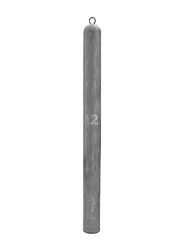 BLUEWING Deep Drop Weights Heavy Fishing Weights 3lb,5lb,8lb,10lb,12lb,15lb Fit in Rod Holder Lead Swordfish Sinker Fishing - style: Size05: 12lb
