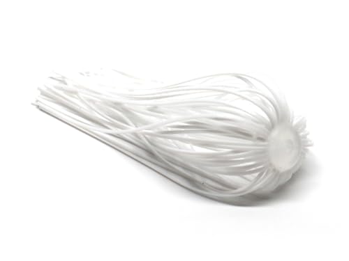 Harmony Fishing – Quick Change Umbrella Skirts for Fishing Jigs, Spinnerbaits, Buzzbaits, Lures, Baits (10 Pack) - color: White