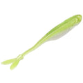 Strike King Spotlight Split Minnow Fishing Lure, Soft Plastic Jerkbait, 8-Pack - color: Chartreuse Shad, size: 4"