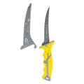 Gambler 6" Flex Fillet Knife Karl Fishing Knives, Bait Knife, Premium Swedish Stainless Steel Blade, Non-Stick Teflon Coating for Smooth, Precise Cuts, Freshwater/Saltwater - size: 6"