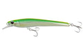 Nomad Design Shikari Fishing Lure, Long-Casting, Shallow Diving Slow Floating Jerkbait for Inshore Saltwater Species Such as Snook, Redfish, Striped Bass, Seatrout - style: Chartreuse Chrome, 5 3/4 Inch - 1 Oz