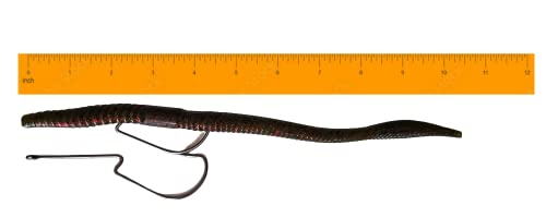 Long Shank Neck EWG Offset Worm Hook Wide Gap Swimbait Weedless Fishing Terminal Tackle - color: 10/PK Long Neck EWG Hook 4/0