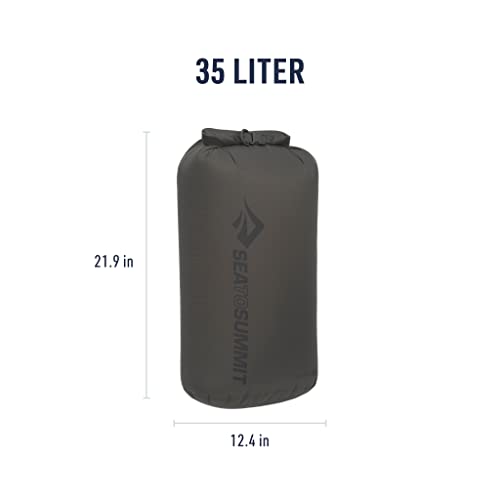 Sea to Summit Lightweight Dry Bag, Multi-Purpose Dry Storage - color: Beluga Grey, style: 35 Liter
