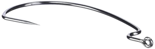 Gamakatsu 25 Pack EWG Offset Worm Hook - color: Black, size: 4/0