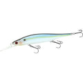 LUCKY CRAFT Lightning Pointer 110DD Deep Diver Freshwater Bass Fishing Lures, Jerkbait Suspending Fishing Lure for Bass & Walleye Fish, Long Casting Fish Gear Accessories for Tackle Box, - color: 183 Pearl Threadfin Shad
